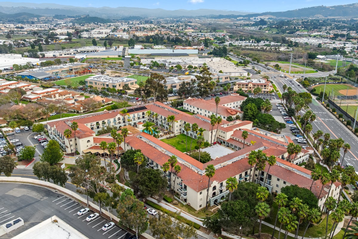Aerial view of Marbella San Marcos