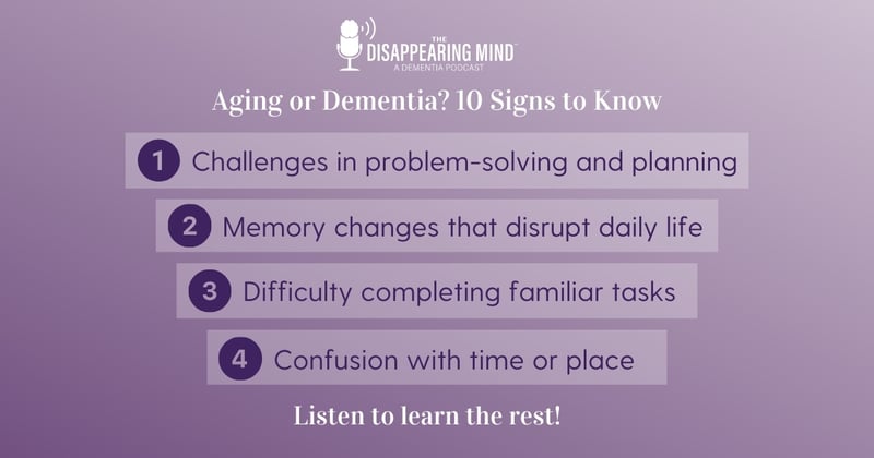 Aging or Dementia? 10 Signs to Know