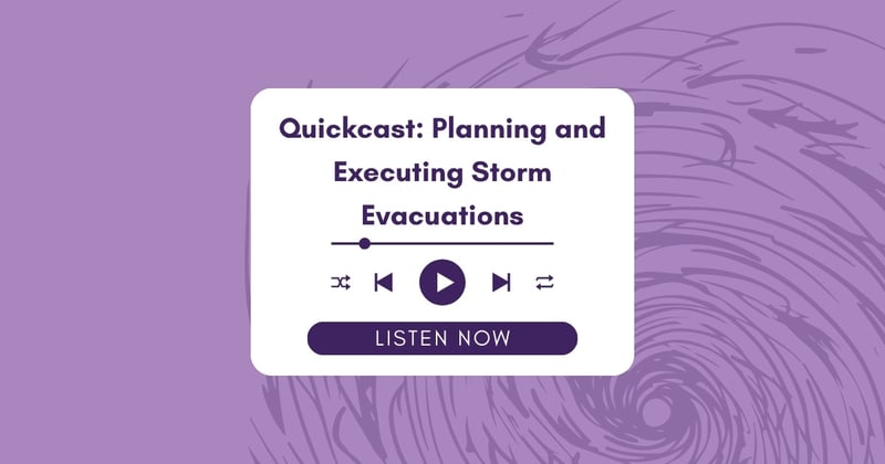 Quickcast: Planning and Executing Storm Evacuations