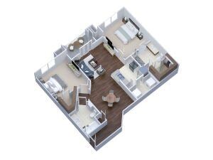 Barcelona floor plan