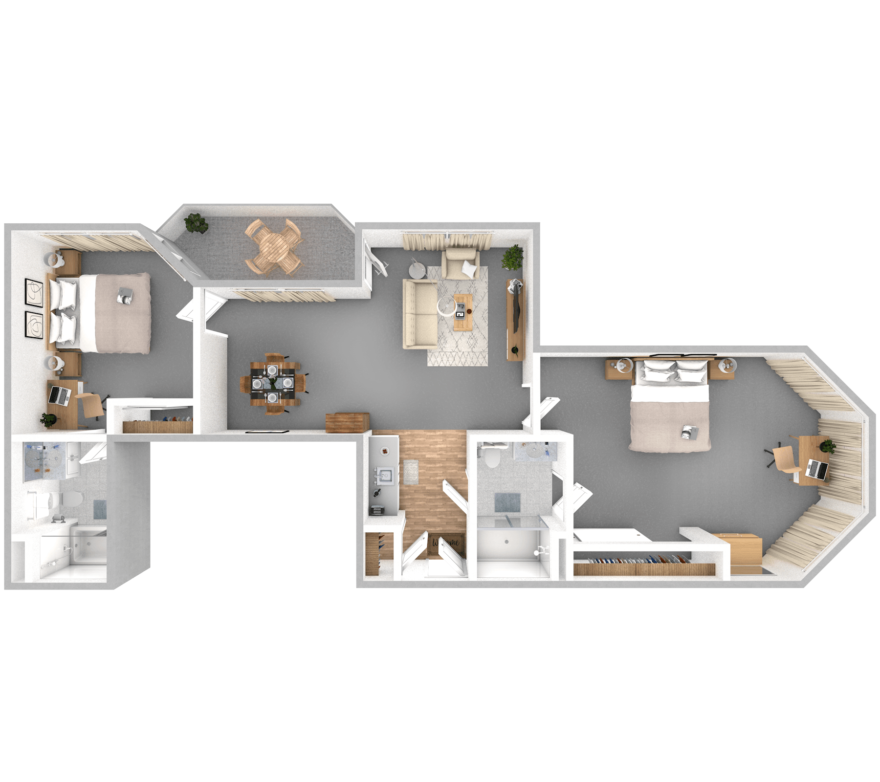 River Island floor plan