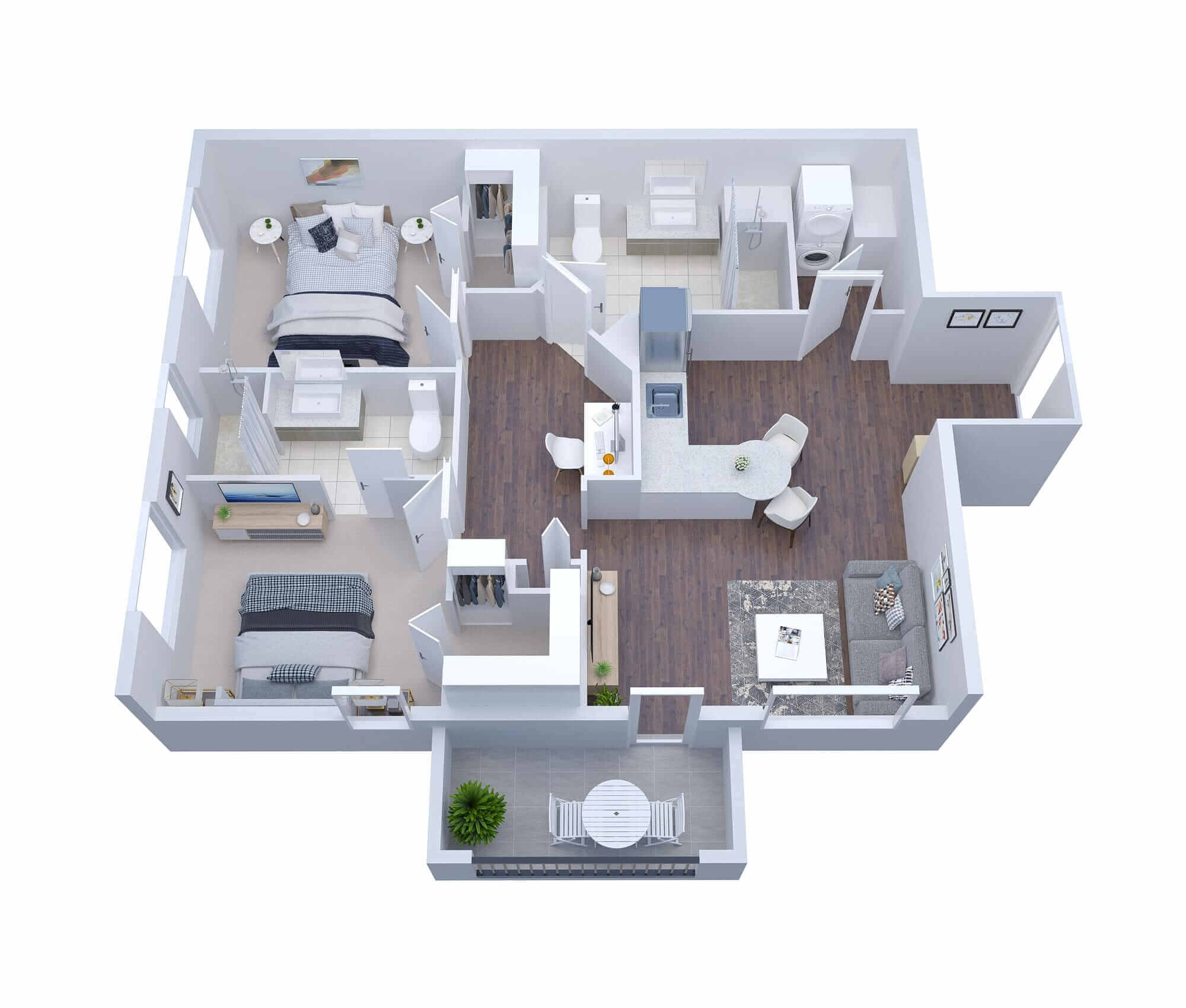 The Martinique floor plan