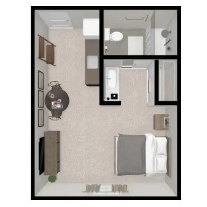 Maple (Memory Care) floor plan