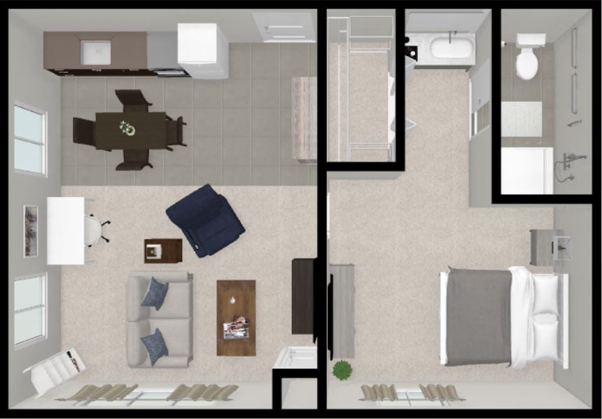 Maple floor plan
