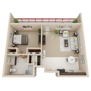 Maple floor plan
