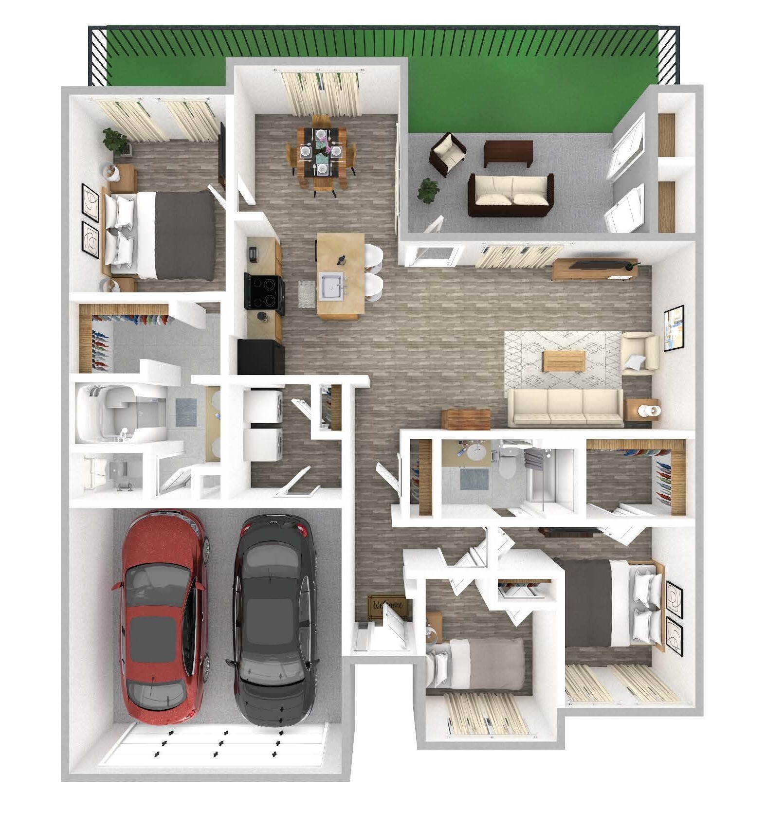 Texas Walnut floor plan