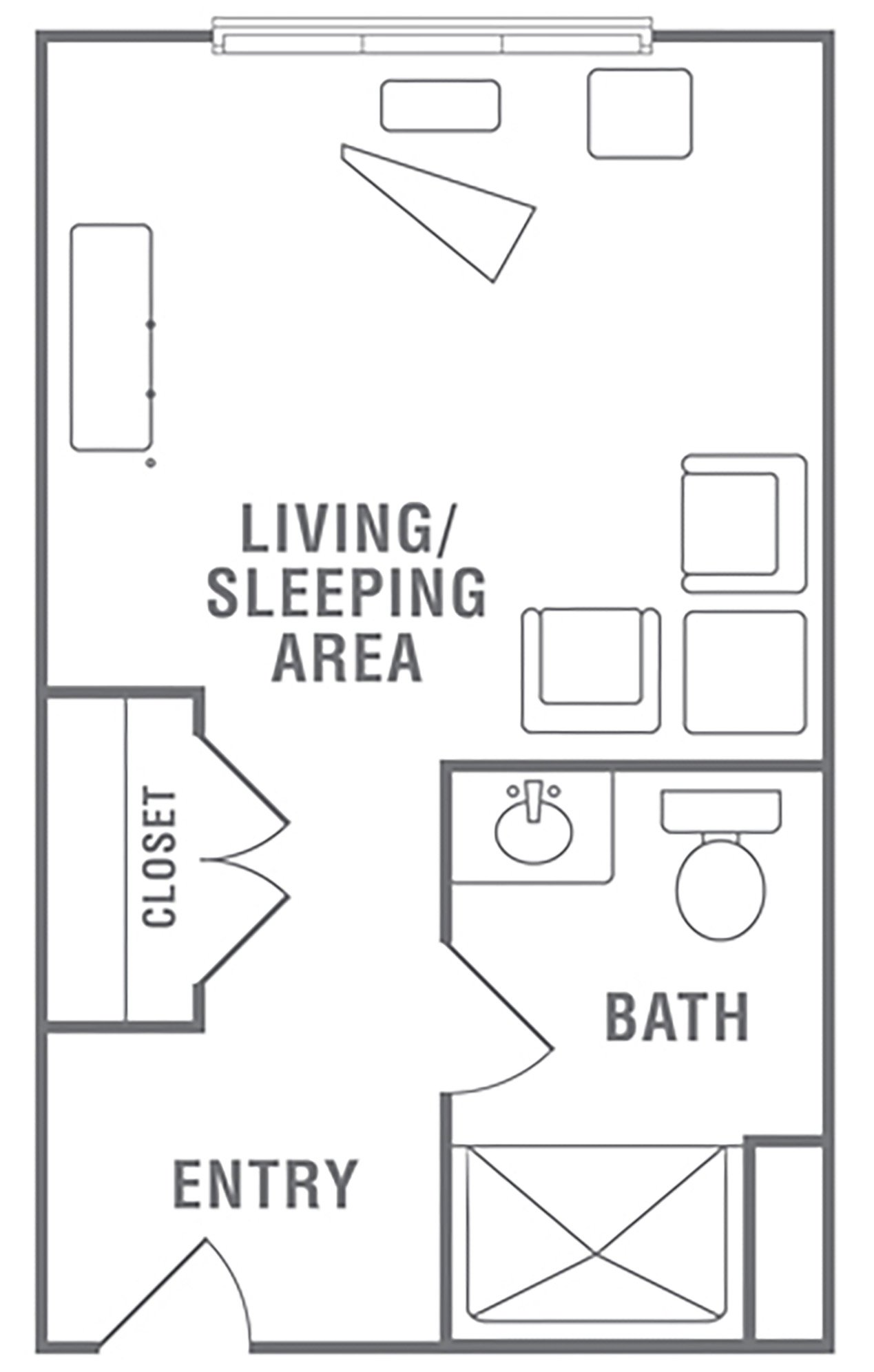 Oak floor plan